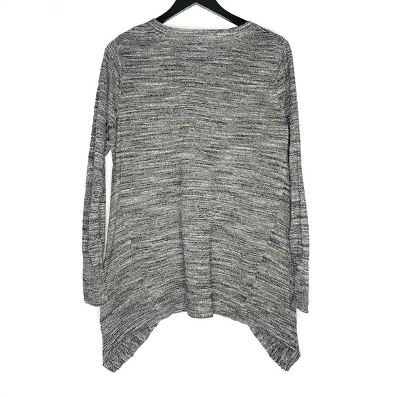 LOGO Lori Goldstein Sweater Tunic Long Sleeve Cotton Cashmere Sharkbite Size S - Picture 6 of 6